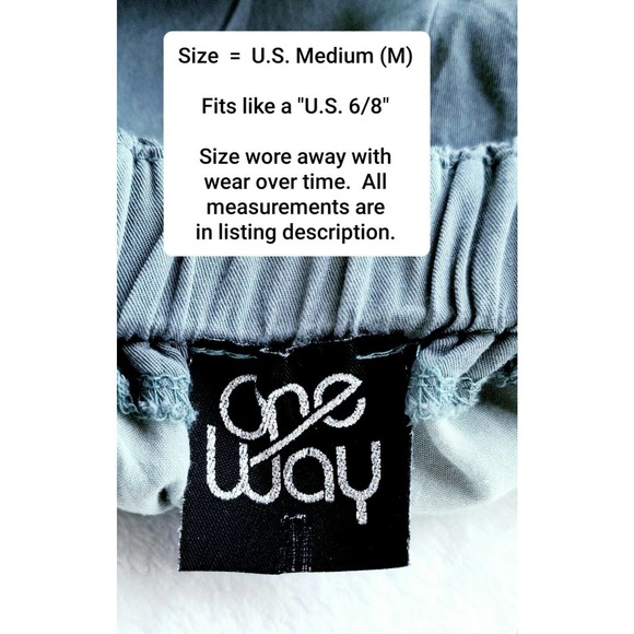 ONE WAY LF STORES "MULTI-LOOKS & STYLE" ONE-PIECE SHORTALLS SHORTS ROMPER $152 M - Picture 10 of 12